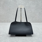 The Row 2025 Peggy Clutch 28cm Black Leather
