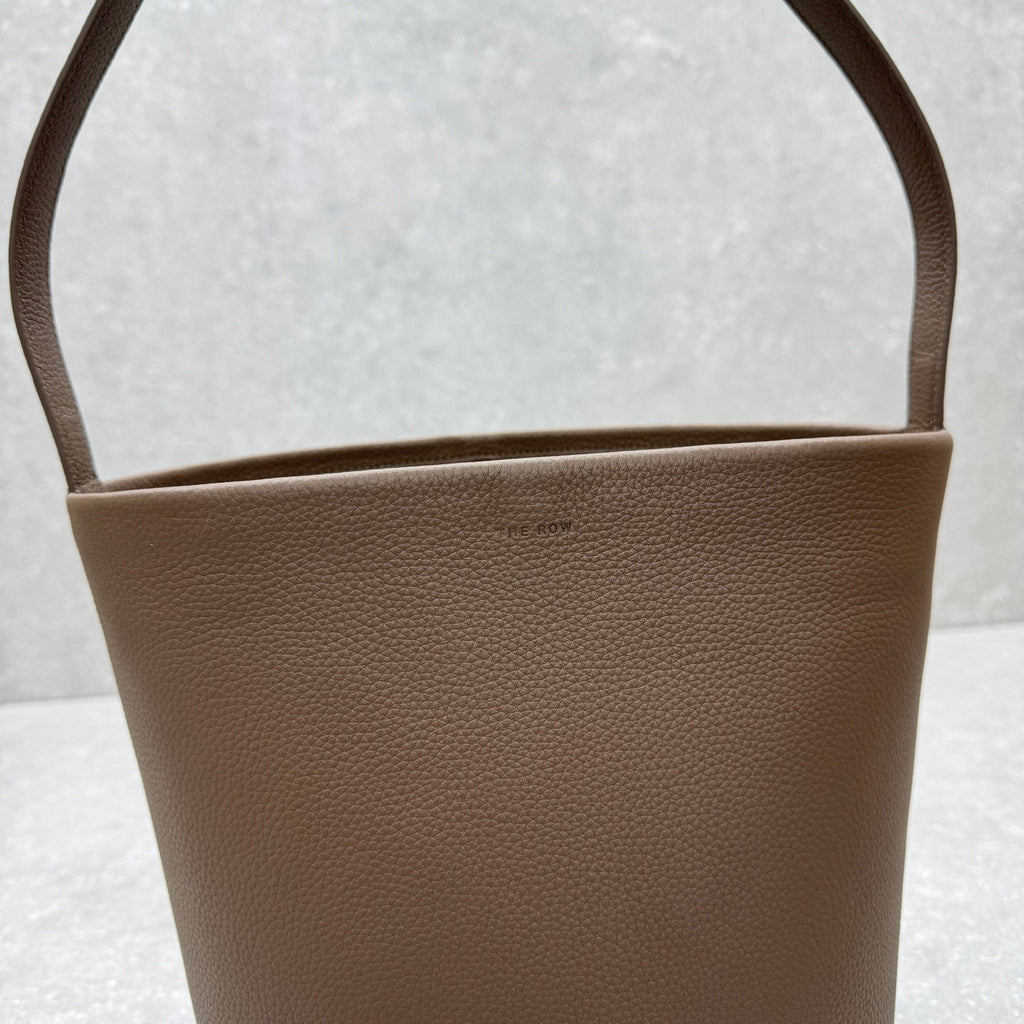 The Row 2025 N/S Park Tote Bag 34cm Brown Calfskin