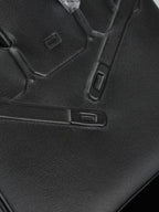 HM Birkin Shadow 25cm Black Leather 284509