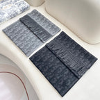 SCARF 180 CM IN MO GRAY CASHMERE AND WOOL 405471