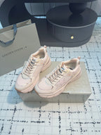 LIGHTSTAR SNEAKERS WITH PINK CALFSKIN AND MESH UPPER AND PINK STAR