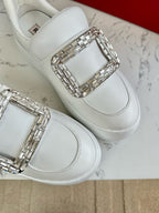 VIV' UP SNEAKERS IN WHITE CALFSKIN
