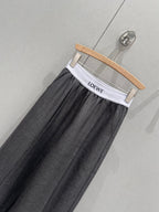 Loewe 25 Print Ribbed Waist Trors Cotton