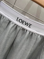 Loewe 25 Print Ribbed Waist Trors Cotton