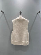 CHANEL 25S FLORAL KNITTED VEST 300