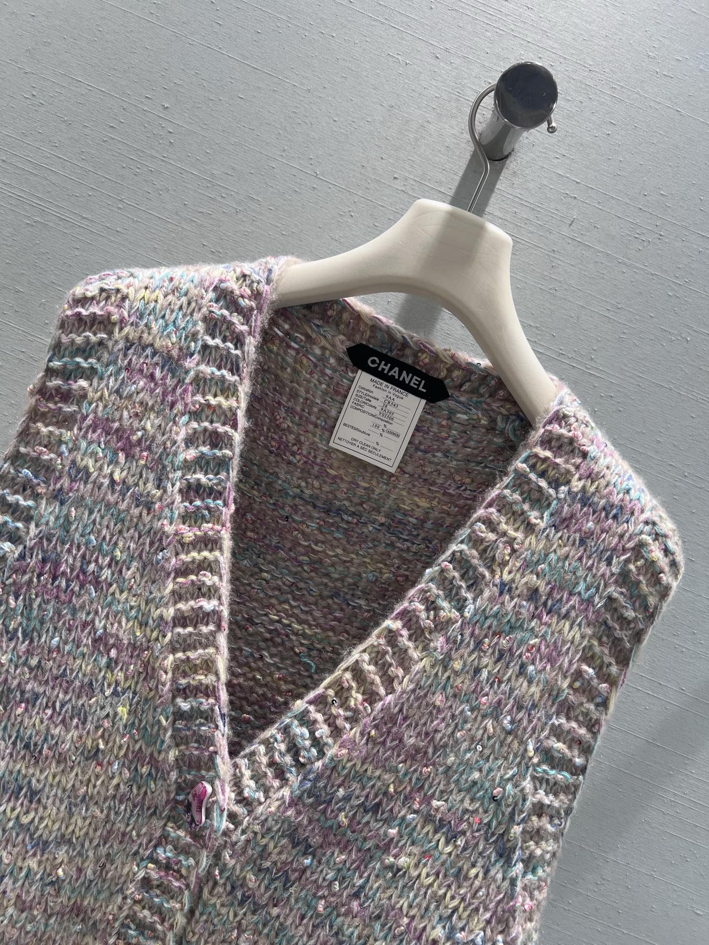 CHANEL 25S WOOL VEST 298
