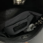 CC Phone Holder Bag 17cm Black Lambskin