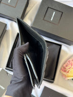 YSL Wallet Black Cowhide 240570
