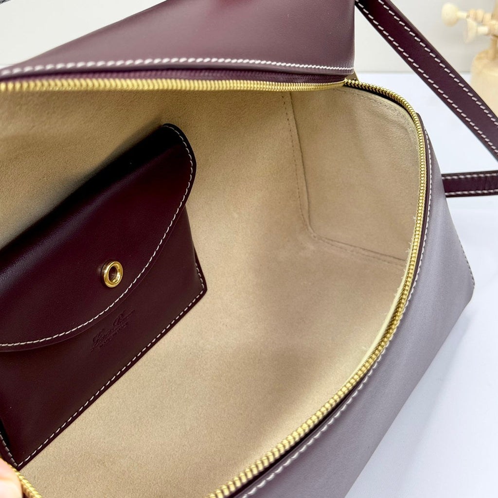 LP Extra Bag 27cm Burgundy Smooth Calfskin