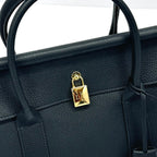 LP Loom L25 Black Lychee Pattern Calfskin 282182