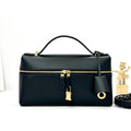 LP Extra Pouch L23 Black Smooth Calfskin 282128