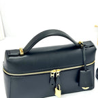 LP Extra Pouch L23 Black Smooth Calfskin 282128