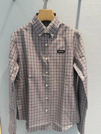 MIUMIU PLAID SHIRT STYLE 719
