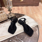 LP MINDIL SANDAL BLACK SUEDE