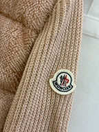 MONCLER 25S WOOL CARDIGAN IN PINK 067