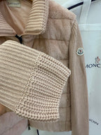 MONCLER 25S WOOL CARDIGAN IN PINK 067