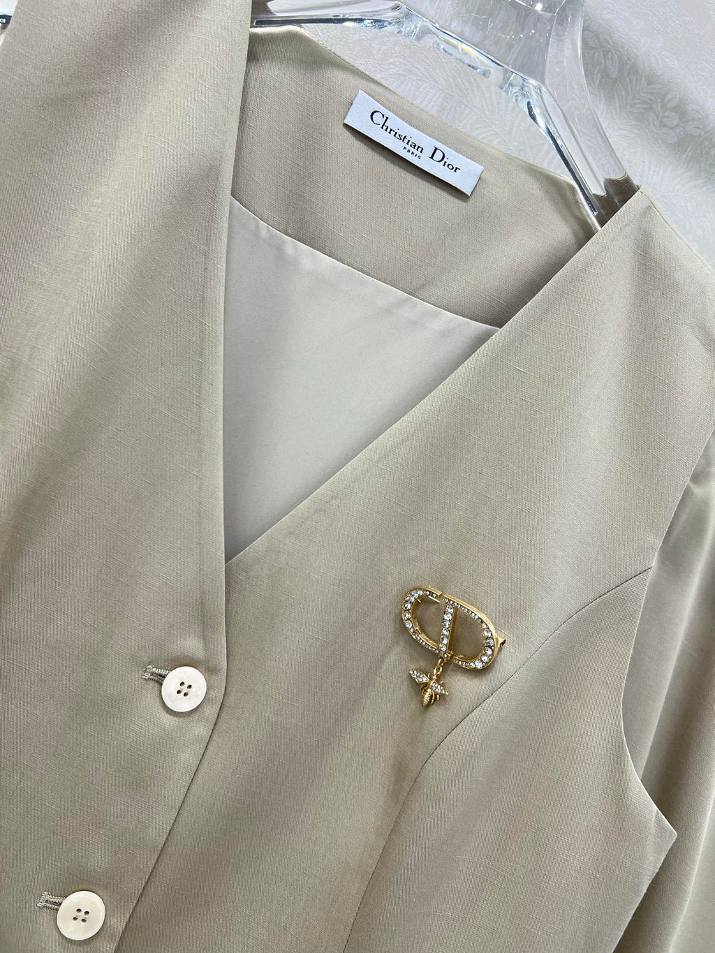 DIOR WIDE-LEG PANTS AND VEST SET 275206