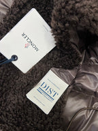 MONCLER 25S SHAGGY VEST IN BROWN 103