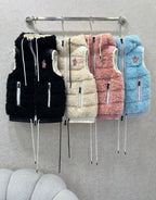 MONCLER 25S DOWN VEST IN WHITE 104