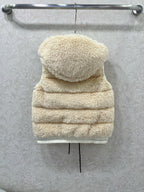 MONCLER 25S DOWN VEST IN WHITE 104