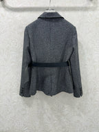 DIOR 25S BELTED KNIT CARDIGAN STYLE 012