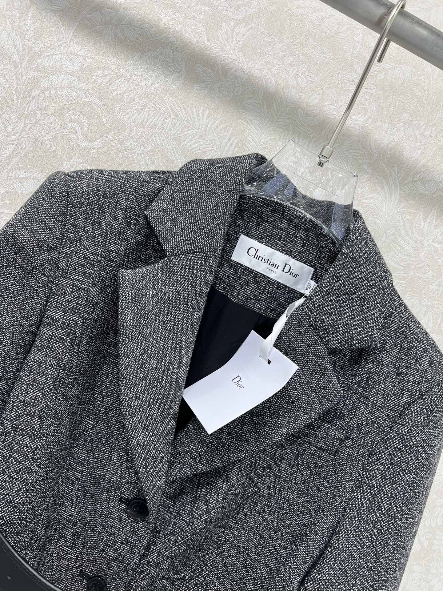 DIOR 25S BELTED KNIT CARDIGAN STYLE 012