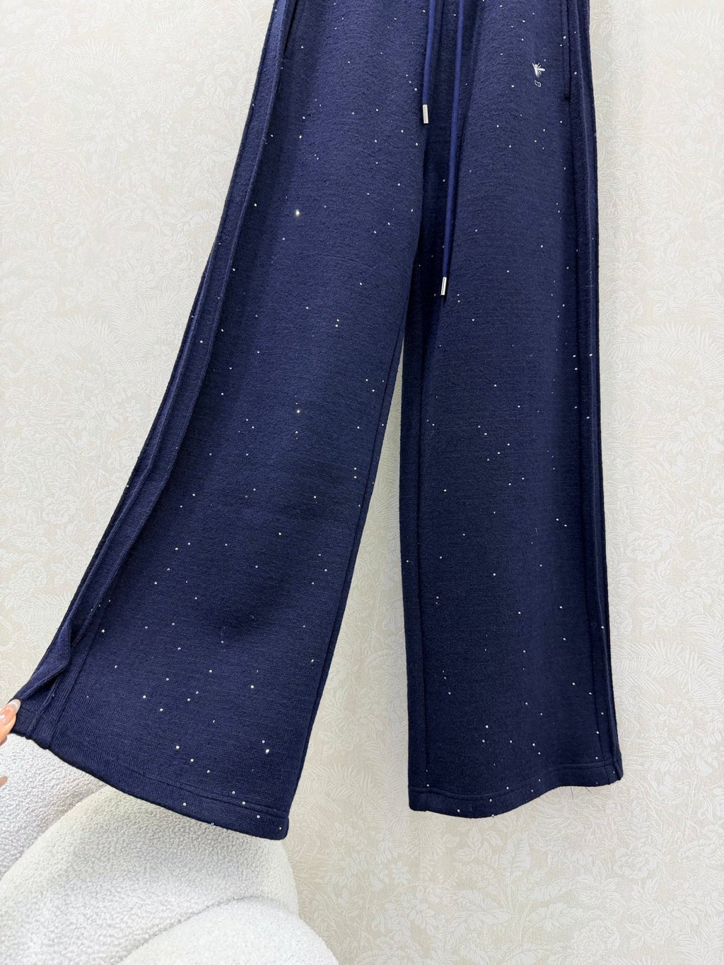DIOR 25S SEQUIN WIDE-LEG PANTS 643