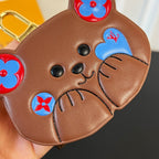 LV Teddy Bear Earphone Bag Charm