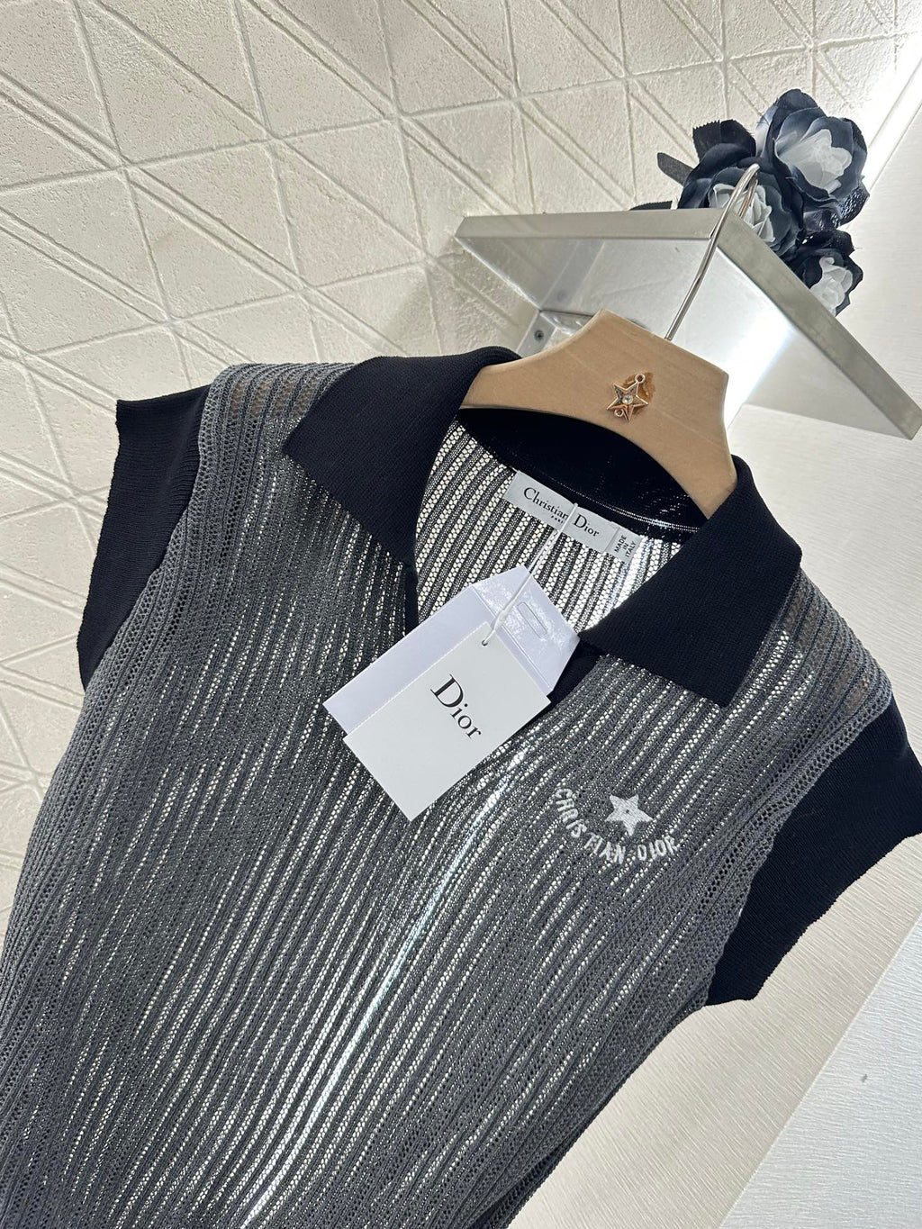 DIOR V-NECK KNIT SWEATER 276685