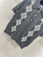 MIUMIU SHORT-SLEEVE KNIT TOP STYLE 23