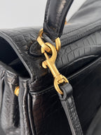 Balenciaga Rodeo 22 bag black crocodile skin