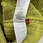 GUCCI SLEEVELESS KNIT POLO DRESS IN BUTTER YELLOW 267480