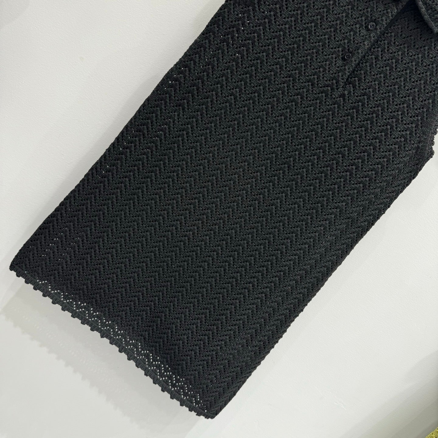 GUCCI SLEEVELESS KNIT POLO DRESS IN BLACK 267479