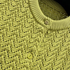 GUCCI CLASSIC KNIT CARDIGAN IN BUTTER YELLOW 267475