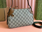 Gucci Ophidia 24.5cm Bag Ebony Brown Canvas 248564