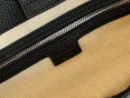 Gucci Medium Bag 42cm Black Embossed Leather 248521