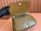 Gucci Blondie Handbag Brown Suede And Calfskin 272174