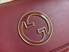 GG Blondie Large Handbag 32cm Burgungdy Calfskin