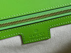 GG Blondie Large Handbag 32cm Green Calfskin