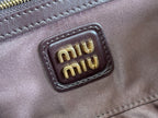 ARCADIE MATELASSÉ BAG 22 IN CONGO BROWN CALFSKIN GOLD HARDWARE