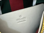 Gucci Ophidia 24.5cm Bag Beige White Canvas 239670