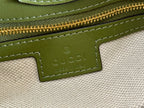 Gucci 73 Mini Bucket Bag Green Smooth Leather 244430