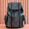 Gucci Backpack Grey mix Black Leather 248429