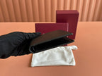 Gucci Wallet Black Embossed Leather 248405