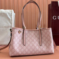 Gucci Ophidia 31cm Bag Pink Canvas 244357