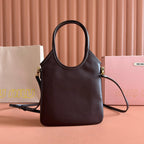 IVY SMALL TOTE BAG 24 IN BRIARWOOD BROWN CALFSKIN