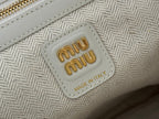 IVY TOTE BAG 60 IN CHALK WHITE PATCHWORK CALFSKIN
