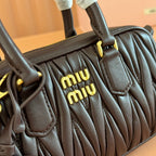 ARCADIE MINI BAG 19 BLACK IN MATELASSÉ NAPPA LEATHER