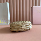 WANDER MATELASSÉ NAPPA MINI BAG 18 IN CARAMEL LAMBSKIN