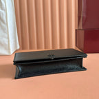 Gucci Marmont Chain Wallet Black Leather 255321